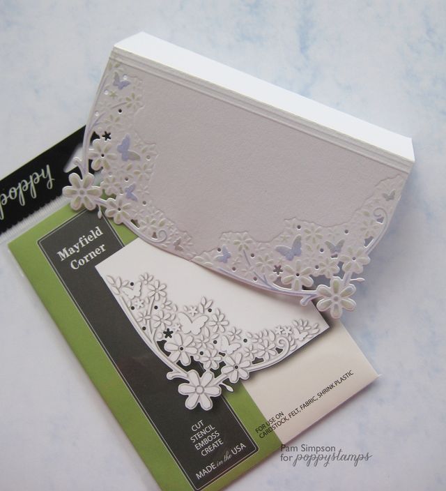 Fustella Mayfield Corner by Memory Box & Poppy Stamp - VINCIART