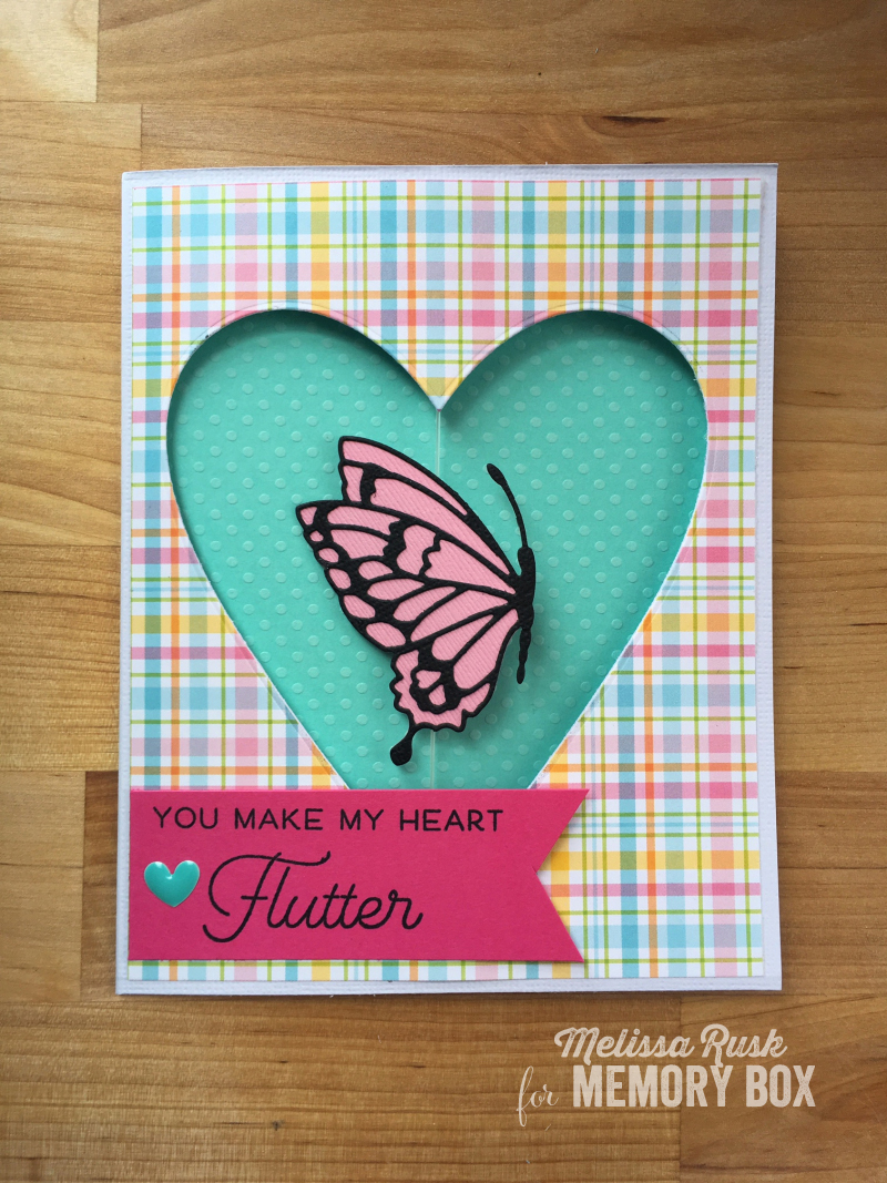 Fustelle Drifting Side Butterfly by Memory Box & Poppy Stamp - VINCIART