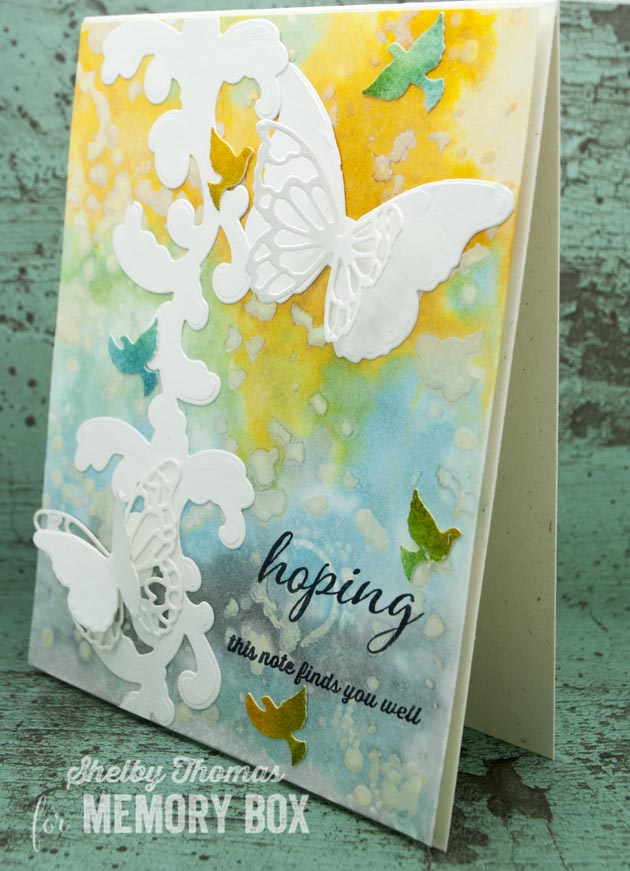 Fustelle Precious Butterflies by Memory Box & Poppy Stamp - VINCIART