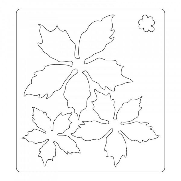 Modello Stella Di Natale Da Ritagliare.Fustella E Cartella Per Embossing Stella Di Natale Vinciart