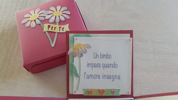 explosion box: regalo per maestra