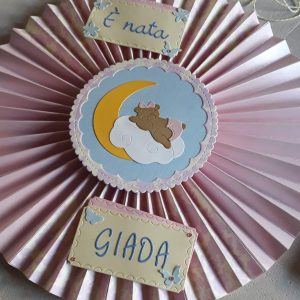 Coccarda Nascita per Bambina